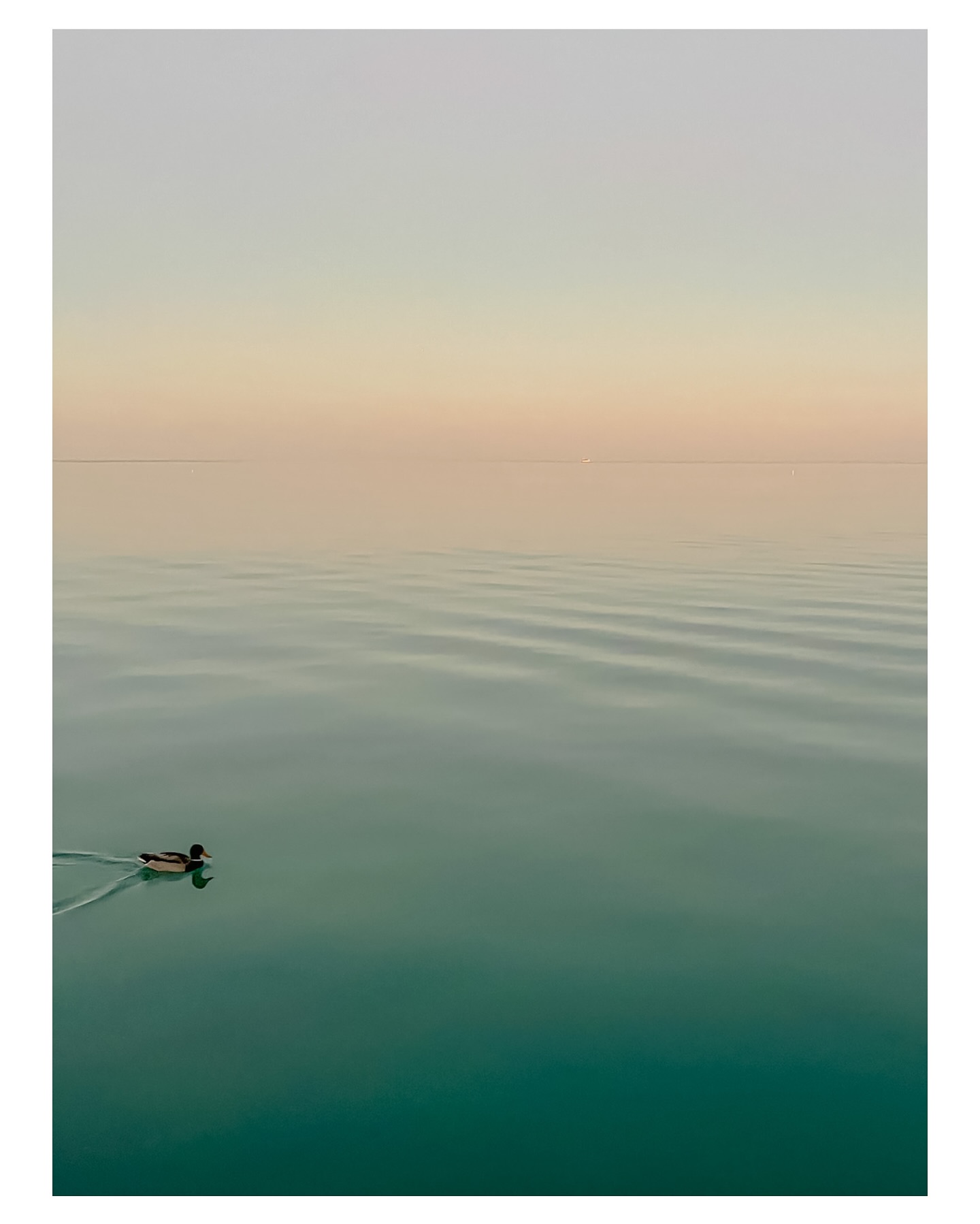 Calm water, Water study, photograph by Eric Petersen