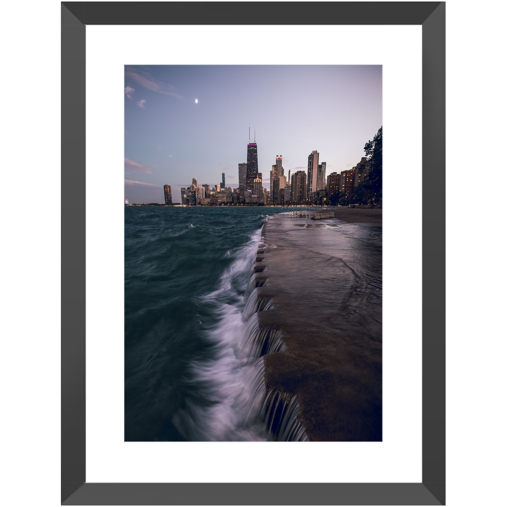 Waves, North Avenue Beach, photograph by Eric Petersen